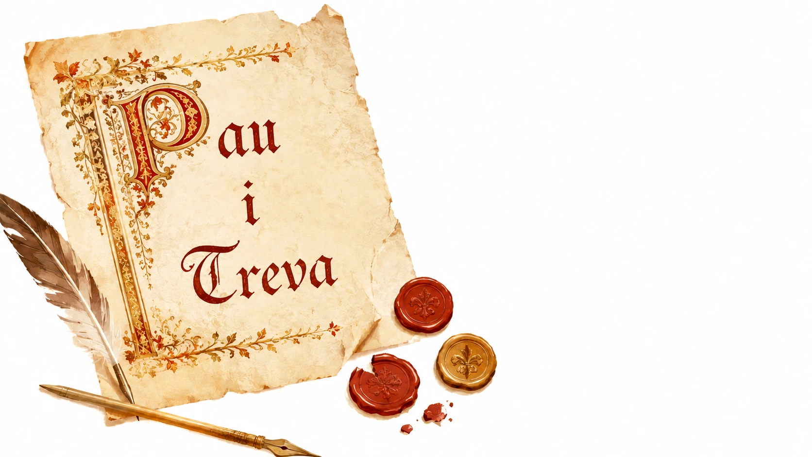 Pergamí il·luminat medieval